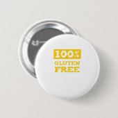 Badge Rond 5 Cm 100% sans gluten (Devant & derrière)