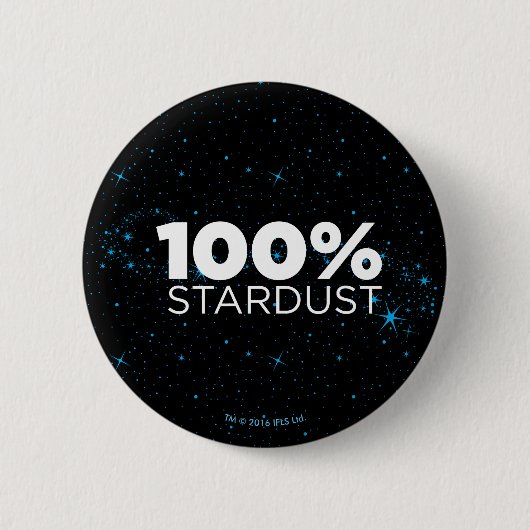 Badge Rond 5 Cm 100% Stardust (Devant)
