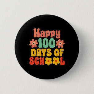 Badge Rond 5 Cm 100E Jour De L'École 100 Jours De L'École