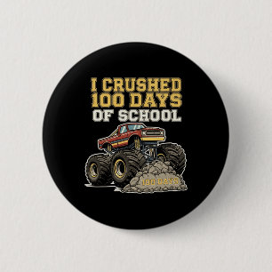 Badge Rond 5 Cm 100e jour d'école drôle pour l'enseignant ou l'élè