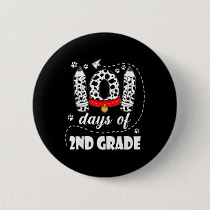 Badge Rond 5 Cm 101 jours de 2e année 100 jours d'école enfants en