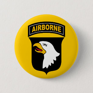 Badge Rond 5 Cm 101e division aéroportée