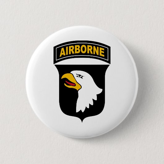 Badge Rond 5 Cm 101e division aéroportée (Devant)