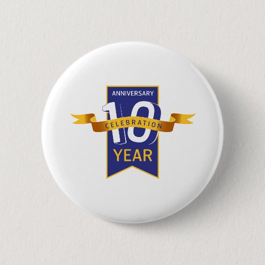 Badge Rond 5 Cm 10e_anniversaire (Devant)
