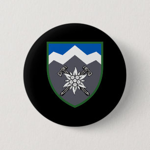 Badge Rond 5 Cm 10e brigade de montagne Ault (Ukraine) Mil ukraini