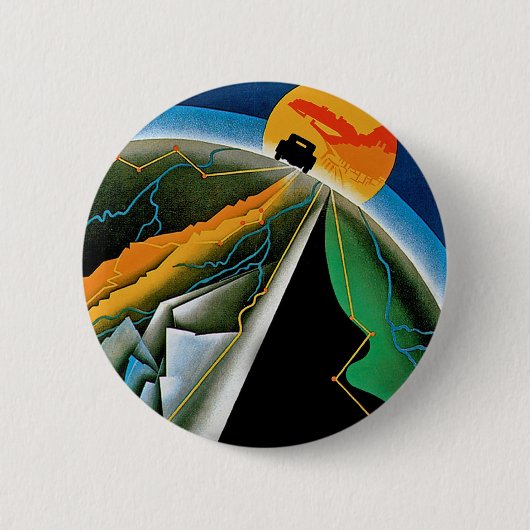 Badge Rond 5 Cm 10e Rallye automobile de Monte Carlo (Devant)