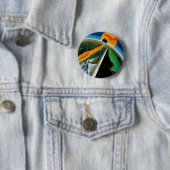 Badge Rond 5 Cm 10e Rallye automobile de Monte Carlo (En situation)