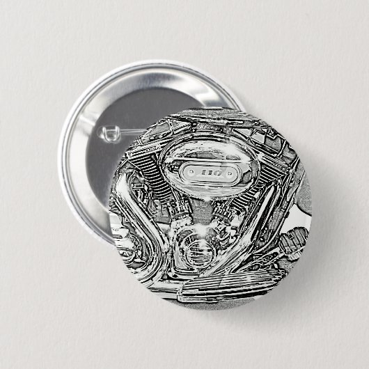 Badge Rond 5 Cm 110 Eagle criards (Devant & derrière)