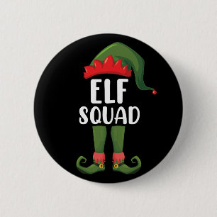 Badge Rond 5 Cm 11 Squad Funny Family Matching Christmas