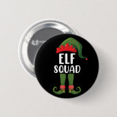 Badge Rond 5 Cm 11 Squad Funny Family Matching Christmas (Devant & derrière)