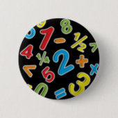 Badge Rond 5 Cm 123 chiffres Math (Devant)