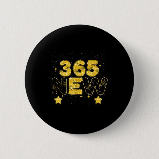 Badge Rond 5 Cm 12 New Chapters 365 New Chances Happy New Year 202 (Devant)