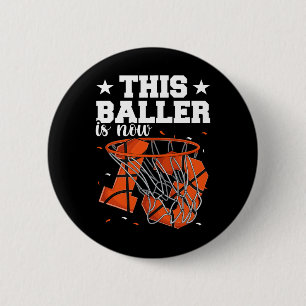 Badge Rond 5 Cm 13e anniversaire Bysketbyll Boys