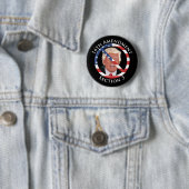 Badge Rond 5 Cm 14e amendement anti-Trump (En situation)