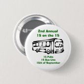 Badge Rond 5 Cm 15 sur les 15 (Devant & derrière)