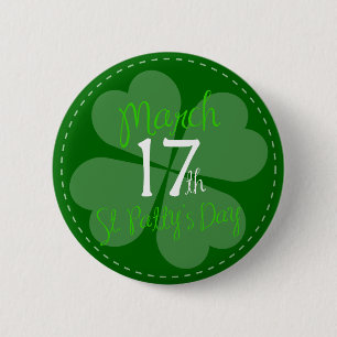 Badge Rond 5 Cm 17 mars Fête de la Saint-Patty