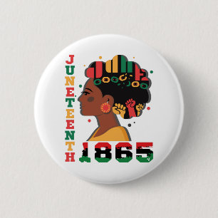 Badge Rond 5 Cm 1865, 1865, Femmes africaines noires