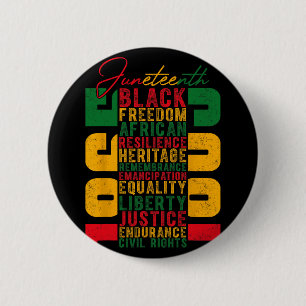 Badge Rond 5 Cm 1865, 1865, fête de la liberté noire