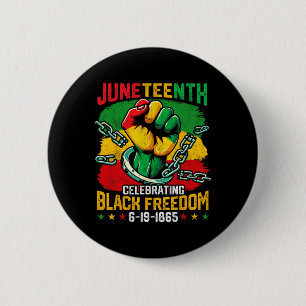 Badge Rond 5 Cm 18 juin 1865 Black American African Women F