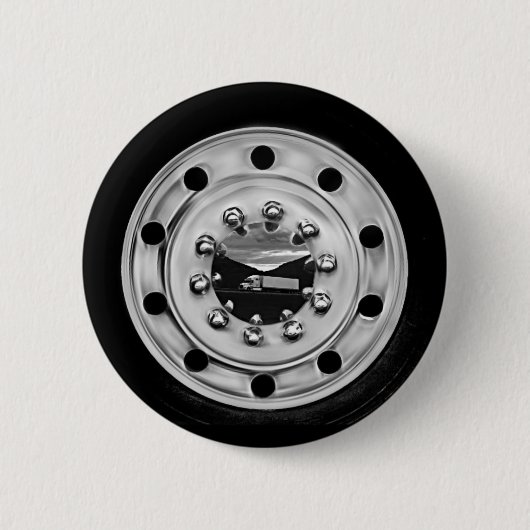 Badge Rond 5 Cm 18 Wheelin' (Devant)
