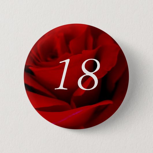 Badge Rond 5 Cm 18e anniversaire (Devant)
