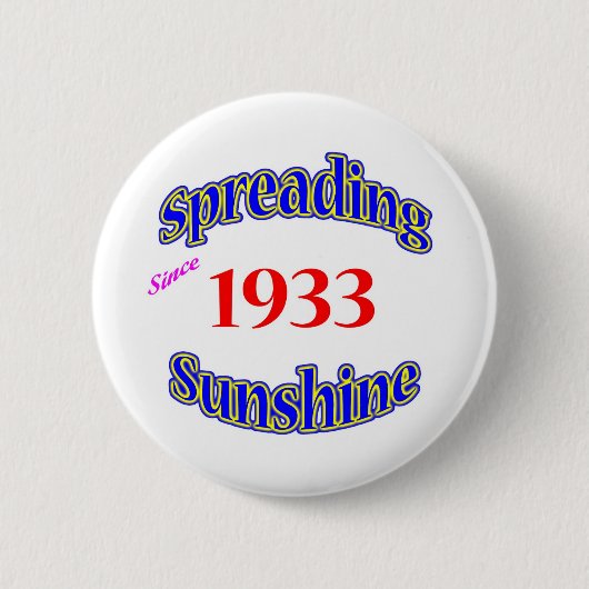Badge Rond 5 Cm 1933 soleils de propagation (Devant)