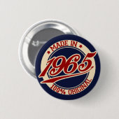 BADGE ROND 5 CM 1965 (Devant & derrière)