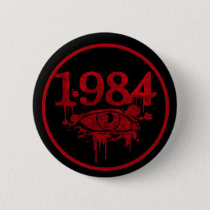 BADGE ROND 5 CM 1984