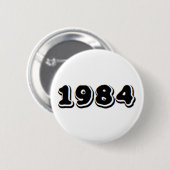 BADGE ROND 5 CM 1984 (Devant & derrière)