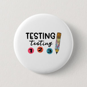 Badge Rond 5 Cm 1 2 3 Jour d'essai Coordinateur de test de chemise