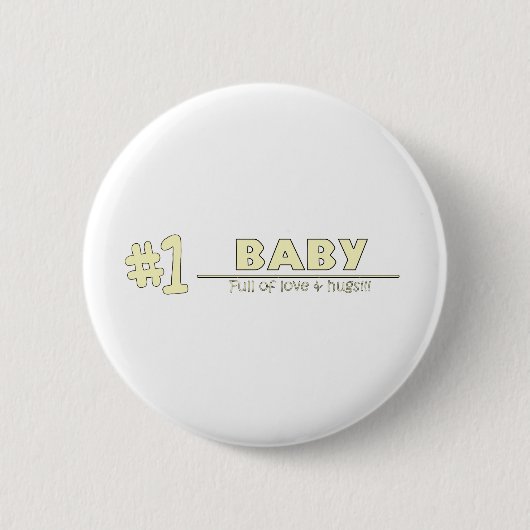 Badge Rond 5 Cm 1 bébé (Devant)