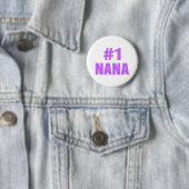 Badge Rond 5 Cm #1 Nana (pourpre) (En situation)
