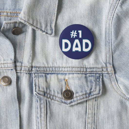 Badge Rond 5 Cm #1 Papa (En situation)