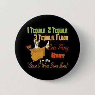 Badge Rond 5 Cm 1 plancher de tequila de la tequila 3 de la