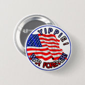 Badge Rond 5 Cm 1.War améliorent pour toujours (Devant & derrière)