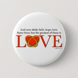 Badge Rond 5 Cm 1Corinthians13-13