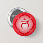 Badge Rond 5 Cm 1er Chakra - Muladhara (Devant & derrière)