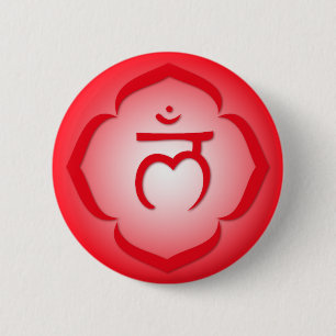 Badge Rond 5 Cm 1er Chakra - Muladhara