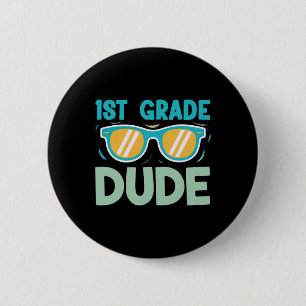 Badge Rond 5 Cm 1ère année garçons garçons enfants de retour à l'é