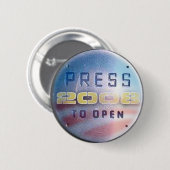 BADGE ROND 5 CM 2008OBAMAPRESS (Devant & derrière)