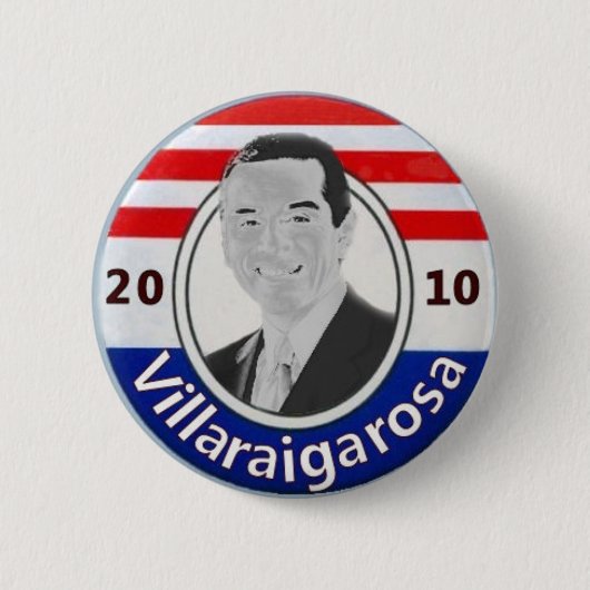 Badge Rond 5 Cm 2010 Villaraigosa Pin (Devant)