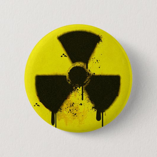 Badge Rond 5 Cm 2011, la catastrophe nucléaire (Devant)