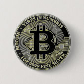 Badge Rond 5 Cm 2022 Niue 1 oz Silver Bitcoin (Devant)