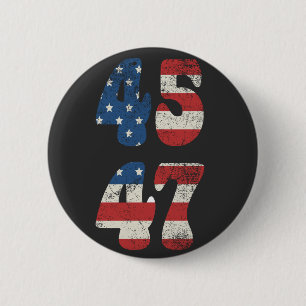 Badge Rond 5 Cm 2024 Trump reprend l'Amérique patriotique américai