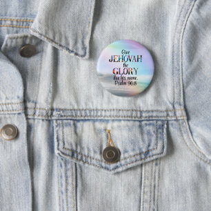 Badge Rond 5 Cm 2025 Année Texte Psaume 96:8 Pin pour JW