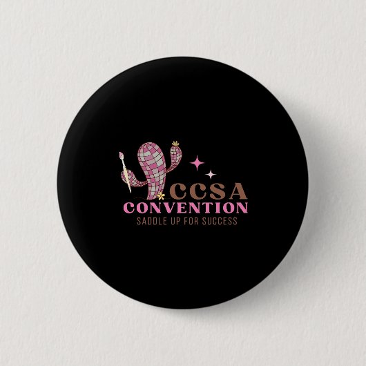 Badge Rond 5 Cm 2025 Ccsa Convention  (Devant)