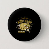Badge Rond 5 Cm 2026 New Year Same Hot Mess Celebration  (Devant)