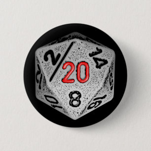 Badge Rond 5 Cm 20 ont dégrossi les jeux - bouton - des matrices