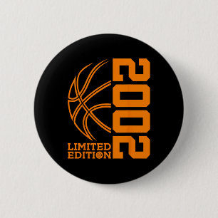 BADGE ROND 5 CM 21E ANNIVERSAIRE BASKETBALL LIMITED EDITION 2002