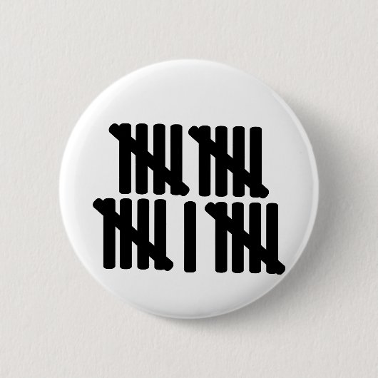 Badge Rond 5 Cm 21ème anniversaire (Devant)